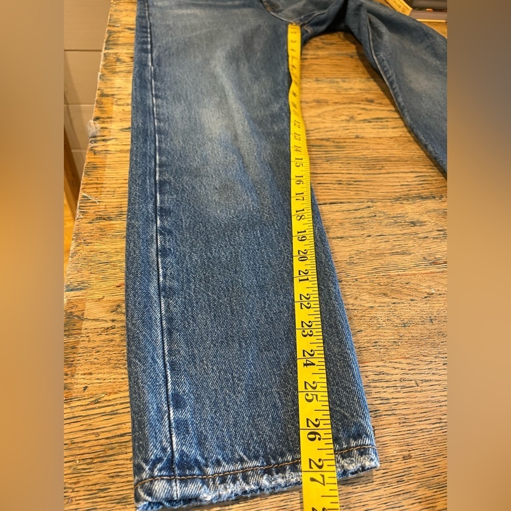 LEVI’S – BLUE WEDGIE STRAIGHT JEANS – SIZE 27 - Picture 8 of 10